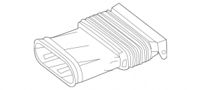 Повітропровід передній Mercedes W166 ML 12-16 3.0d