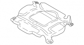 Тепловой экран двигателя верхний Audi Q5 80A 18-24 3.0T