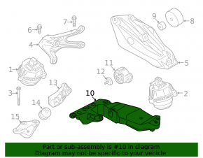 Опора КПП BMW X7 G07 19-26 3.0T