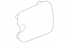 Лючок бензобака Nissan Rogue 08-15