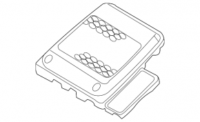 Накладка интеркулера Mazda 3 MPS 09-13