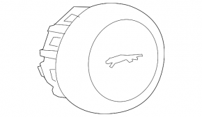 Подушка безпеки airbag в кермо водійська Jaguar F-Pace X761 17 чорна