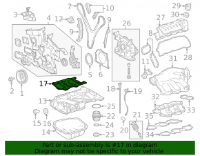 Маслоотражатель 2GR-FXE Lexus RX450h 10-15