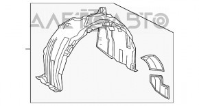 Підкрилок передній правий Toyota Camry v70 18-23 SE/XSE