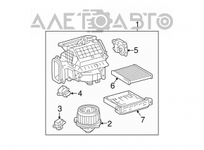 Актуатор моторчик привод печки вентиляция, RECIRCULATION Toyota Camry v30