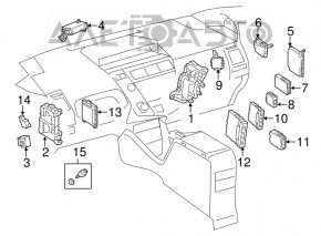 COMPUTER ASSY, POWER STEERING Toyota Prius V 12-15