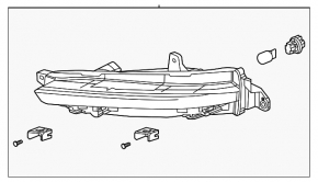 Поворотник лівий Honda Pilot 19-22