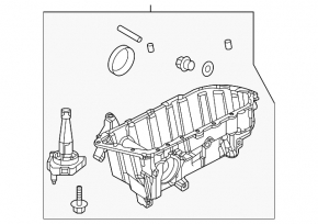 Піддон двигуна Mazda CX-70 25-26 2.5, PHEV
