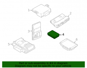Body Control Comfort Module Computer BCM Audi E-Tron 19-23
