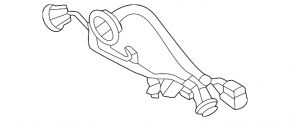 Проводка подсветки номера двери багажника Hyundai Tucson 22-26