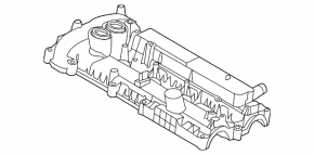 Крышка клапанная Land Rover Range Rover Evoque 12-18 2.0