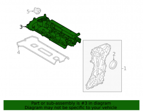 Кришка клапанна Land Rover Range Rover Evoque 12-18 2.0