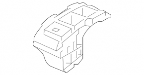 Кнопка P Parking Honda Civic X FC 16-21 черн
