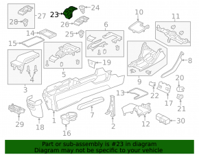 Кнопка P Parking Honda Civic X FC 16-21 черн