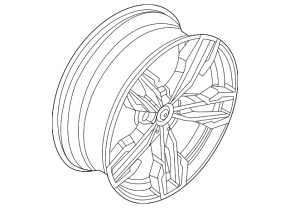 Диск колесный R21x8,5J BMW X3 G01 22-24 718M стиль