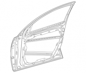 Двері голі передні ліві Mercedes W167 GLE 350 450 20-26