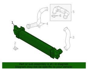 Інтеркулер BMW X1 F48 20-22 B46