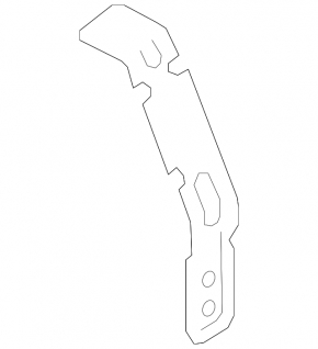 Кронштейн крыла левый центральный BMW X3 F25 11-17