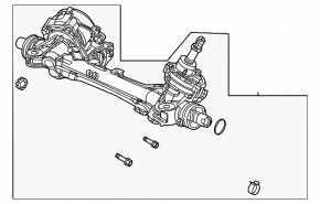 Рейка рулевая ЭУР Honda Civic XI FE/FL 22-24 4d 2.0 LX