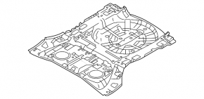 Корито багажника Nissan Rogue 21-26