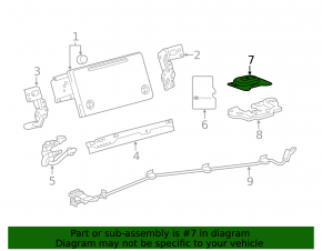 GPS антенна Lexus RX350 RX450h 16-22