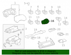 Кнопка зажигания Start-Stop Toyota Venza 21-24 черная