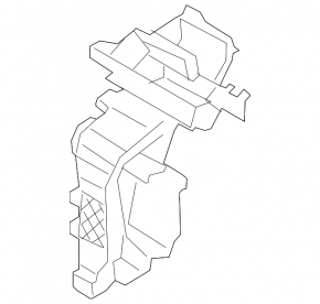 Корпус грубки голий Hyundai Santa FE 21-23 2.5, 2.5T
