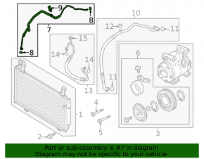 Трубка кондиционера печка-конденсер Mazda CX-50 23-26 2.5