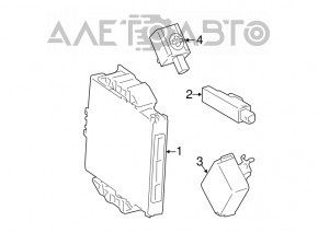Антенна Keyless наружная Toyota Rav4 19-25