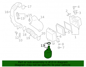 Резонатор Subaru Outback 20-25 2.4
