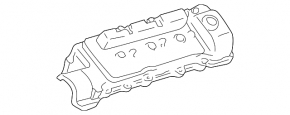 Кришка клапанів задня 3.3 3MZ-FE Lexus ES330