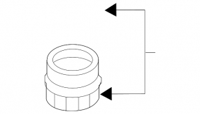 Крышка корпуса масляного фильтра BMW X5 F15 14-18 4.4T