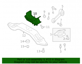 Подушка кпп Subaru Forester 17-18 SJ 2.5 АКПП