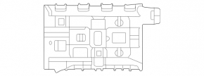 Кронштейн на THEFT CENTRAL LOCKING CONTROL MODULE Mercedes H247 GLA 20-26