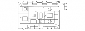 Кронштейн на THEFT CENTRAL LOCKING CONTROL MODULE Mercedes H247 GLA 20-26