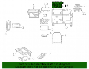 Кронштейн на THEFT CENTRAL LOCKING CONTROL MODULE Mercedes H247 GLA 20-26
