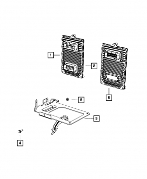 Блок ECU компьютер двигателя Dodge Journey 11-13 3.6