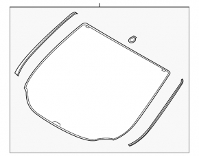Лобовое стекло Ford Escape MK3 13-16 дорест