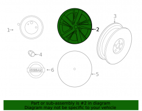 Диск колесный R17 x 7.5J et55 5*114.3 Nissan Altima 13-15