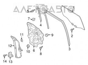 Панель двери внутренняя задняя правая Mazda CX-5 17-24