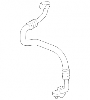 Трубка кондиционера компрессор-печка первая BMW X1 F48 16-19 B46