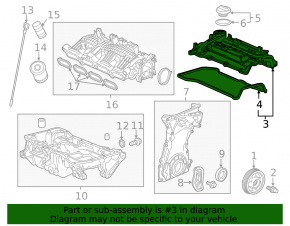 Крышка клапанная Honda Accord 18-22 1.5T L15B7