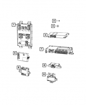 Body Control Module Dodge Charger 15-16 рест