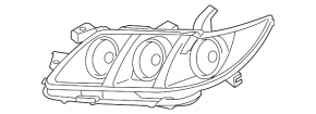 Фара передня ліва Toyota Camry v40 07-09 USA built