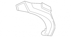 Накладка торпеды под кнопку start/stop левая Ford Escape MK3 17-19 черная глянец