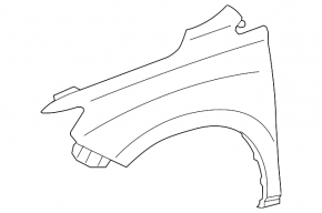 Крило переднє ліве Lexus RX350 RX450h 10-15