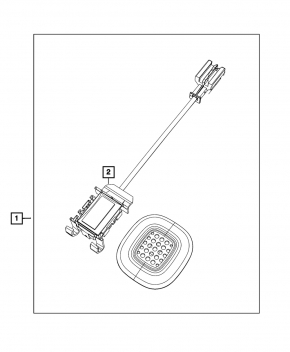 Микрофон в потолке Jeep Compass 17-26