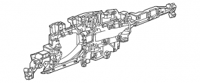 Каркас торпеды Chevrolet Equinox EV 24-26 черный