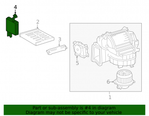 TEMPERATURE CONTROL MODULE AC AMPLIFIER Toyota Camry v50 12-13 usa