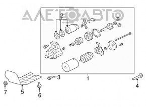 Стартер Mitsubishi Outlander 10-13 3.0
